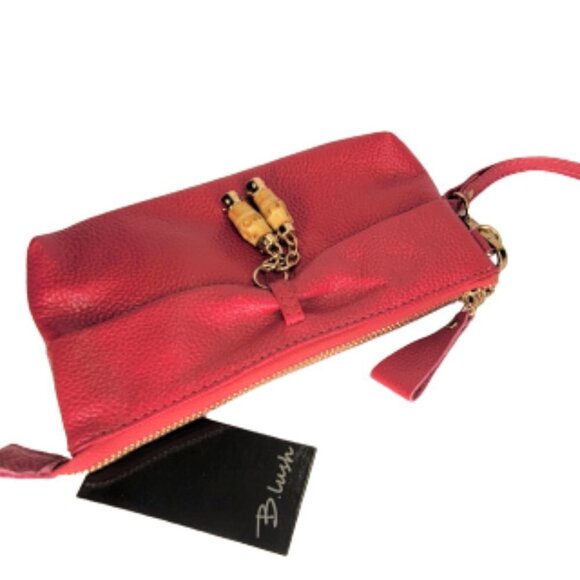 New Fuchsia Pink Wristlet Casual Purse NWT - Picture 6 of 9